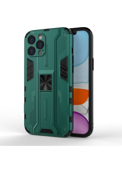iPhone 12 Pro Max İçin Çift Katmanlı Pc Tpu Bumper Kaymaz ShockProof Korumalı Kılıf (Yurt Dışından)