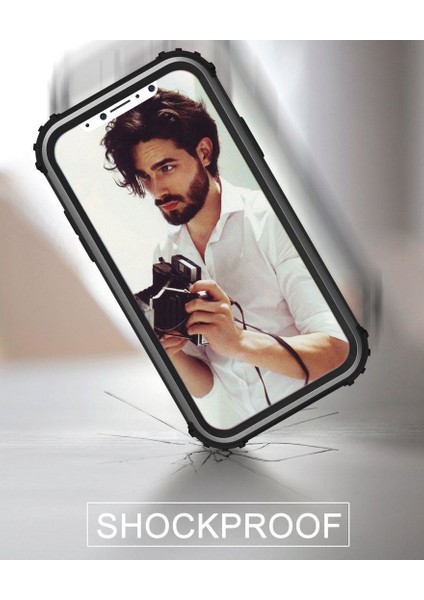 iPhone XS / iPhone X İçin Pc Yumuşak Tpu Bumper 3'ü 1 Arada Koruma ShockProof Kılıf (Yurt Dışından)