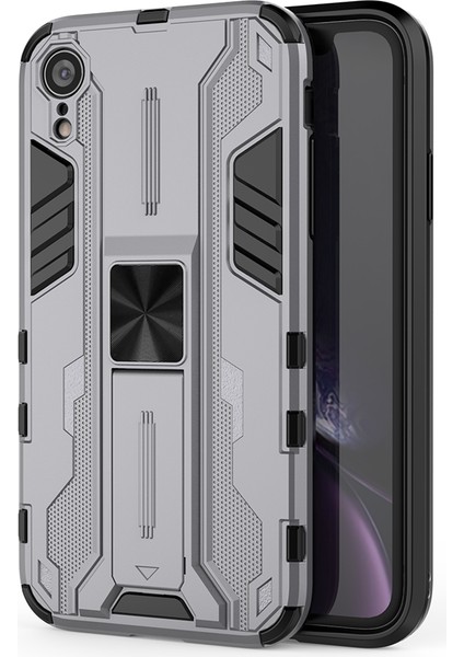iPhone XR İçin Çift Katmanlı Pc Tpu Bumper Kaymaz ShockProof Korumalı Kılıf (Yurt Dışından)