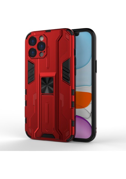 iPhone 12 Pro Max İçin Çift Katmanlı Pc Tpu Bumper Kaymaz ShockProof Korumalı Kılıf (Yurt Dışından)
