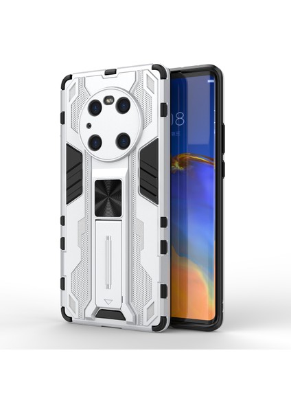 Huawei Mate 40 Pro İçin Çift Katmanlı Pc Tpu Bumper Kaymaz ShockProof Korumalı Kılıf (Yurt Dışından)