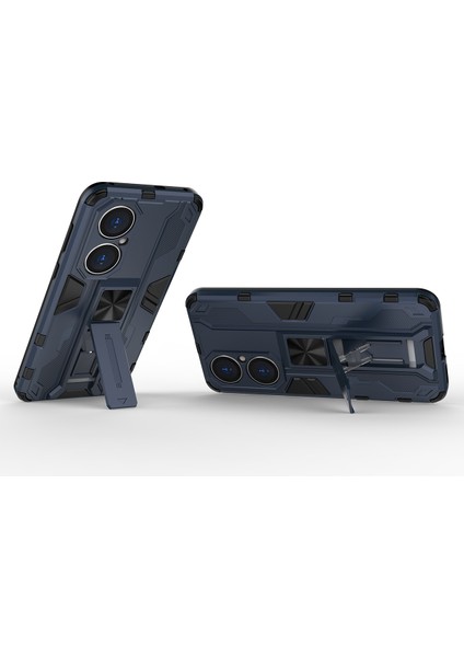 Huawei P50 İçin Çift Katmanlı Pc Tpu Bumper Kaymaz ShockProof Korumalı Kılıf (Yurt Dışından)