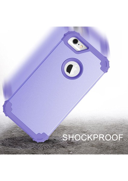 iPhone 6 / 6s İçin Pc Yumuşak Tpu Bumper 3'ü 1 Arada Koruma ShockProof Kılıf (Yurt Dışından)