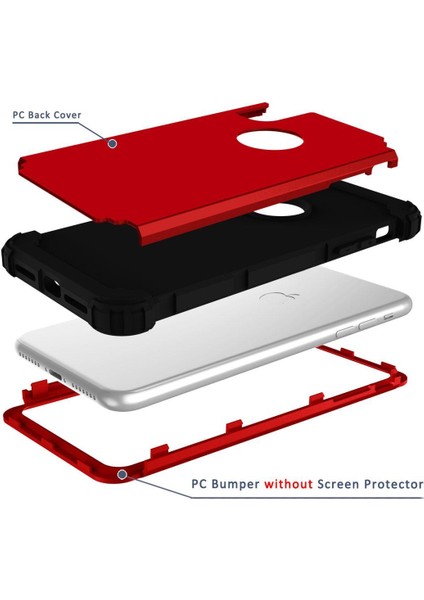 iPhone XR İçin Pc Yumuşak Tpu Bumper 3'ü 1 Arada Koruma ShockProof Kılıf (Yurt Dışından) fırsatları