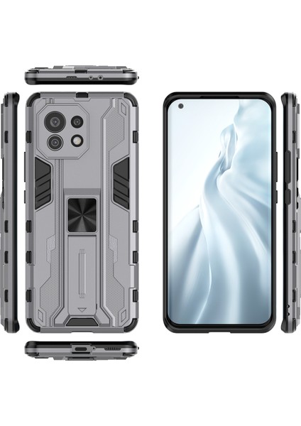 Xiaomi Mi 11 İçin Çift Katmanlı Pc Tpu Bumper Kaymaz ShockProof Korumalı Kılıf (Yurt Dışından)