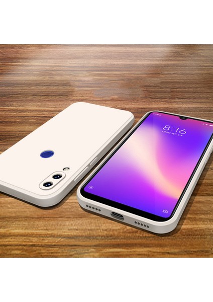 Xiaomi Redmi Note 7 / Note 7 Pro İçin İnce Likit Silikon ShockProof Korumalı Kılıf (Yurt Dışından)