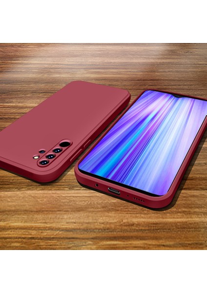 Xiaomi Redmi Note 8 Pro İçin İnce Likit Silikon ShockProof Korumalı Kılıf (Yurt Dışından)