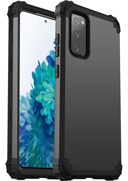 Samsung Galaxy S20 Fe 5G İçin Yumuşak Silikon Pc Bumper 3'ü 1 Arada ShockProof Korumalı Kılıf (Yurt Dışından) fiyatları