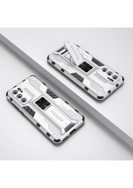 Huawei P40 İçin Çift Katmanlı Pc Tpu Bumper Kaymaz ShockProof Korumalı Kılıf (Yurt Dışından)