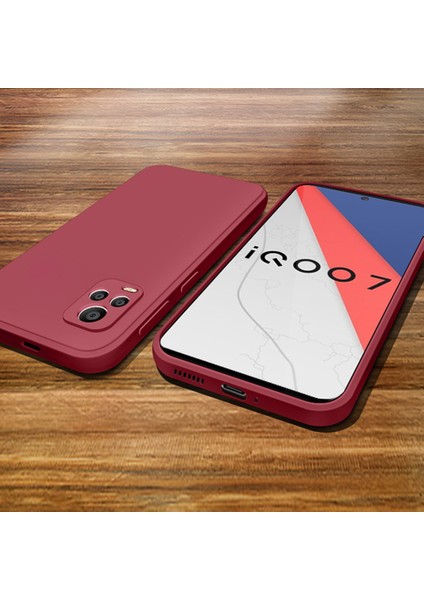 Vivo Iqoo 7 İçin İnce Likit Silikon Shockproof Korumalı Kılıf (Yurt Dışından) fiyatları