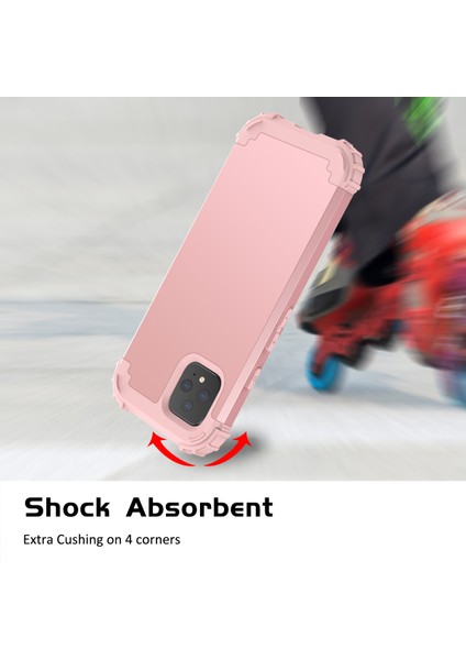 Google Pixel 4 Xl İçin Yumuşak Silikon Pc Bumper 3'ü 1 Arada ShockProof Korumalı Kılıf (Yurt Dışından) modelleri