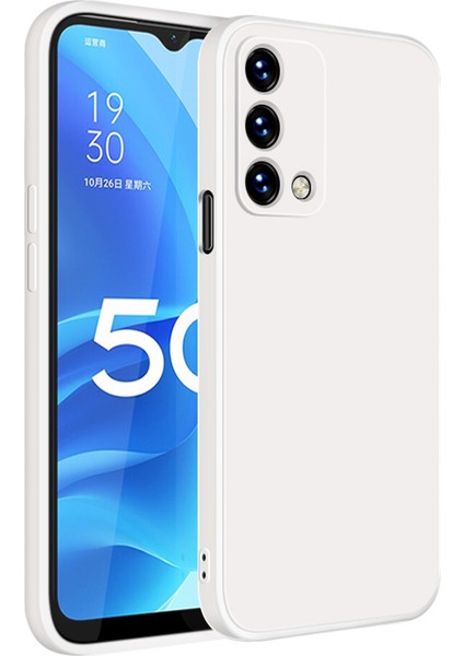 Oppo A93 5G İçin İnce Likit Silikon ShockProof Korumalı Kılıf (Yurt Dışından)