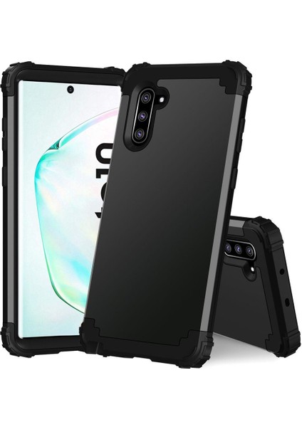 Samsung Galaxy Note 10 İçin Pc Yumuşak Tpu Bumper 3'ü 1 Arada Koruma ShockProof Kılıf (Yurt Dışından)