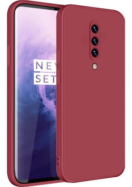 Oneplus 7 Pro İçin İnce Likit Silikon ShockProof Korumalı Kılıf (Yurt Dışından)