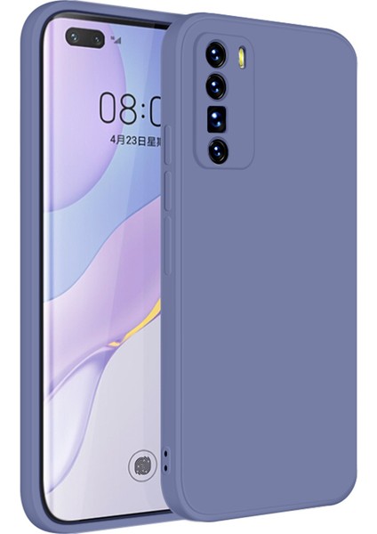 Huawei Nova 7 Pro İçin İnce Likit Silikon ShockProof Korumalı Kılıf (Yurt Dışından)