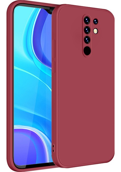 Xiaomi Redmi 9 İçin İnce Likit Silikon ShockProof Korumalı Kılıf (Yurt Dışından)