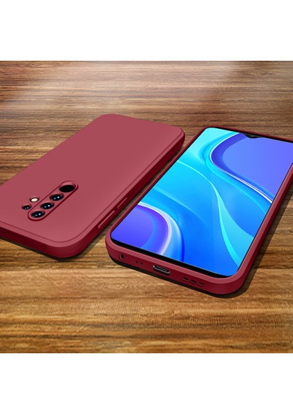 Xiaomi Redmi 9 İçin İnce Likit Silikon ShockProof Korumalı Kılıf (Yurt Dışından)