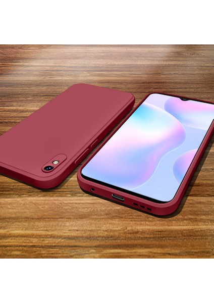 Xiaomi Redmi 9A İçin İnce Likit Silikon ShockProof Korumalı Kılıf (Yurt Dışından)