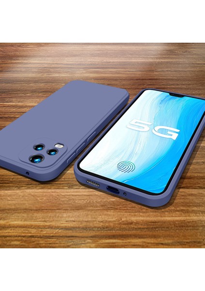 Vivo S7 İçin İnce Likit Silikon Shockproof Korumalı Kılıf (Yurt Dışından)