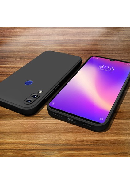 Xiaomi Redmi Note 7 / Note 7 Pro İçin İnce Likit Silikon ShockProof Korumalı Kılıf (Yurt Dışından)