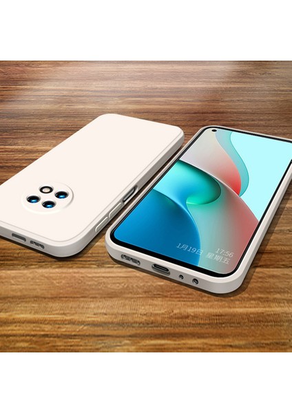 Xiaomi Redmi Note 9t 5G İçin İnce Likit Silikon ShockProof Korumalı Kılıf (Yurt Dışından)