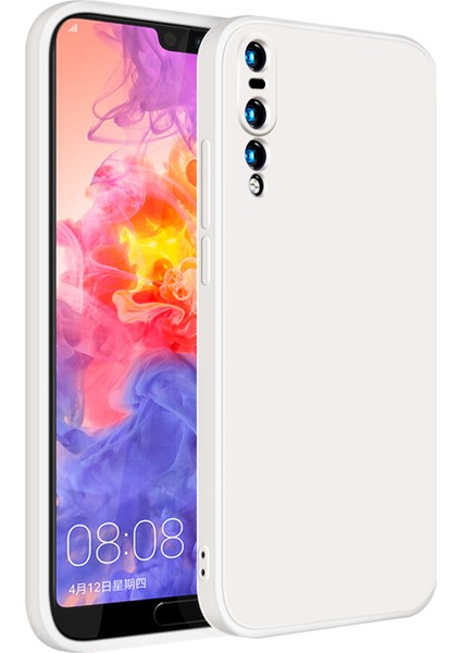 Huawei P20 Pro İçin İnce Likit Silikon ShockProof Korumalı Kılıf (Yurt Dışından)
