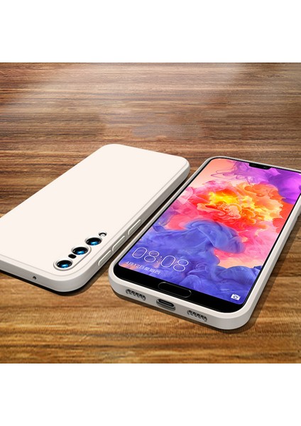 Huawei P20 Pro İçin İnce Likit Silikon ShockProof Korumalı Kılıf (Yurt Dışından)