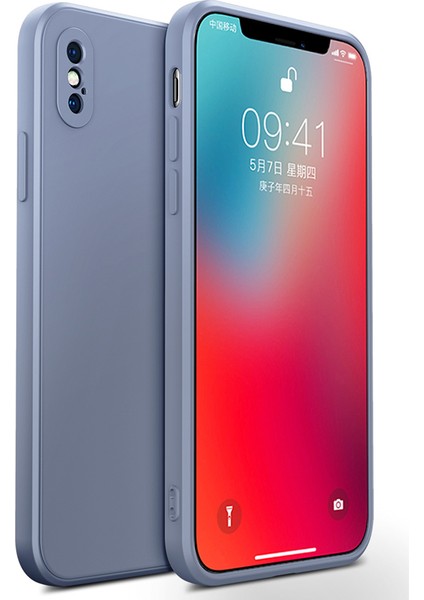 iPhone X İçin İnce Likit Silikon ShockProof Korumalı Kılıf (Yurt Dışından)