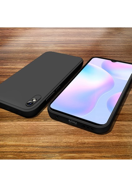 Xiaomi Redmi 9A İçin İnce Likit Silikon ShockProof Korumalı Kılıf (Yurt Dışından)