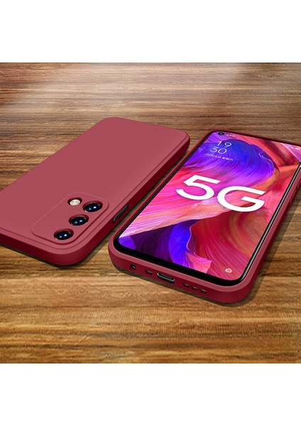 Oppo A93 5G İçin İnce Likit Silikon ShockProof Korumalı Kılıf (Yurt Dışından)