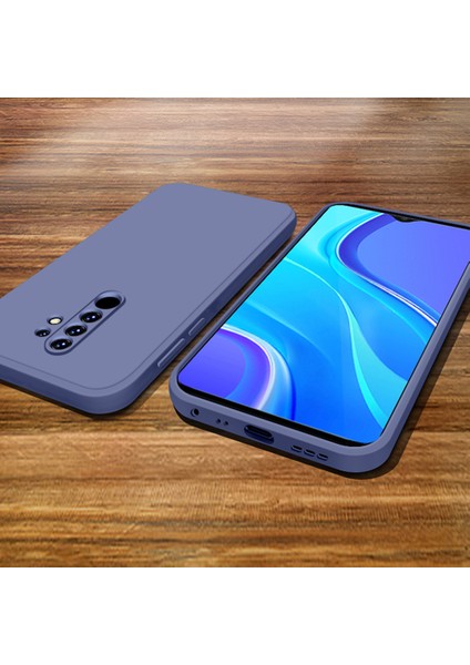 Xiaomi Redmi 9 İçin İnce Likit Silikon ShockProof Korumalı Kılıf (Yurt Dışından)