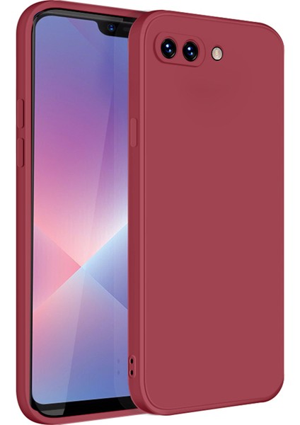 Oppo A3S İçin İnce Likit Silikon ShockProof Korumalı Kılıf (Yurt Dışından)