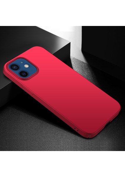 iPhone 12 Mini İçin Ultra İnce Sert Pc Mat Korumalı Kılıf (Yurt Dışından)
