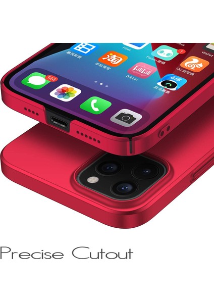 iPhone 12 Mini İçin Ultra İnce Sert Pc Mat Korumalı Kılıf (Yurt Dışından)