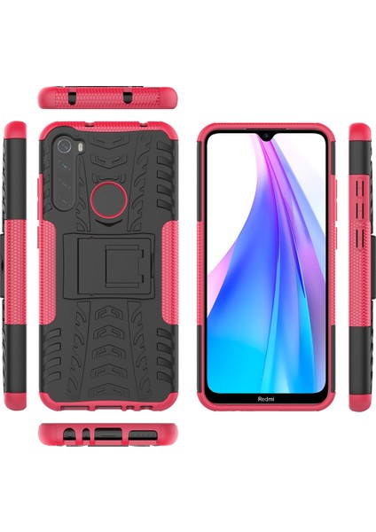 Xiaomi Redmi Note 8t İçin ShockProof Çift Katmanlı Standlı Korumalı Kılıf (Yurt Dışından) modelleri
