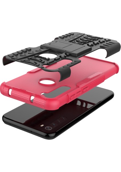Xiaomi Redmi Note 8t İçin ShockProof Çift Katmanlı Standlı Korumalı Kılıf (Yurt Dışından) fırsatları