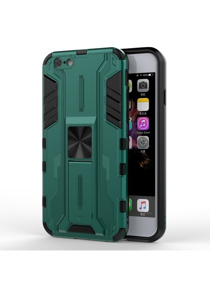 iPhone 6 / 6s İçin Çift Katmanlı Pc Tpu Bumper Kaymaz ShockProof Korumalı Kılıf (Yurt Dışından)
