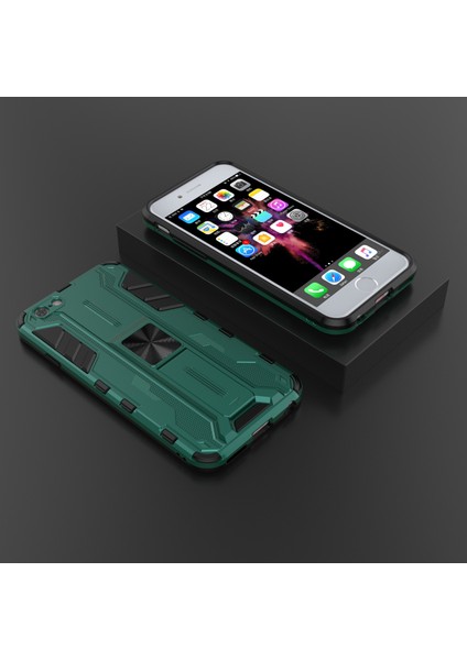 iPhone 6 / 6s İçin Çift Katmanlı Pc Tpu Bumper Kaymaz ShockProof Korumalı Kılıf (Yurt Dışından)