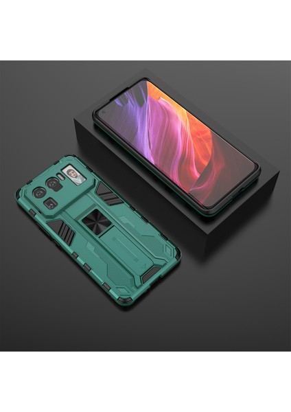 Xiaomi Mi 11 Ultra İçin Çift Katmanlı Pc Tpu Bumper Kaymaz ShockProof Korumalı Kılıf (Yurt Dışından)