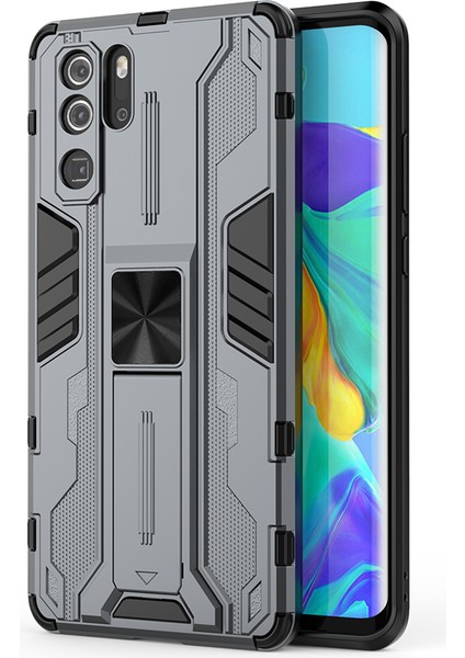 Huawei P30 Pro İçin Çift Katmanlı Pc Tpu Bumper Kaymaz ShockProof Korumalı Kılıf (Yurt Dışından)