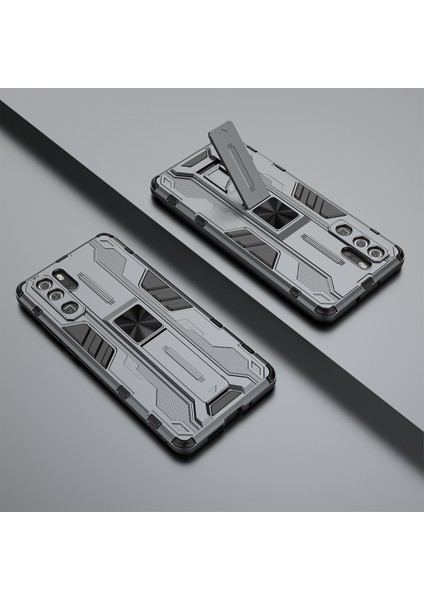 Huawei P30 Pro İçin Çift Katmanlı Pc Tpu Bumper Kaymaz ShockProof Korumalı Kılıf (Yurt Dışından)