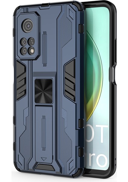 Xiaomi Mi 10T / 10T Pro 5G İçin Çift Katmanlı Pc Tpu Bumper Kaymaz ShockProof Korumalı Kılıf (Yurt Dışından)