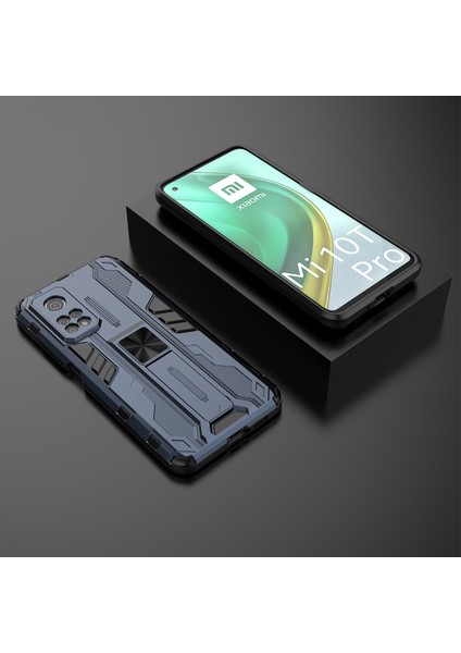 Xiaomi Mi 10T / 10T Pro 5G İçin Çift Katmanlı Pc Tpu Bumper Kaymaz ShockProof Korumalı Kılıf (Yurt Dışından)