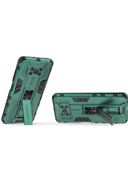 Xiaomi Poco X3 / X3 Nfc / X3 Pro İçin Çift Katmanlı Pc Tpu Bumper Kaymaz ShockProof Korumalı Kılıf (Yurt Dışından)