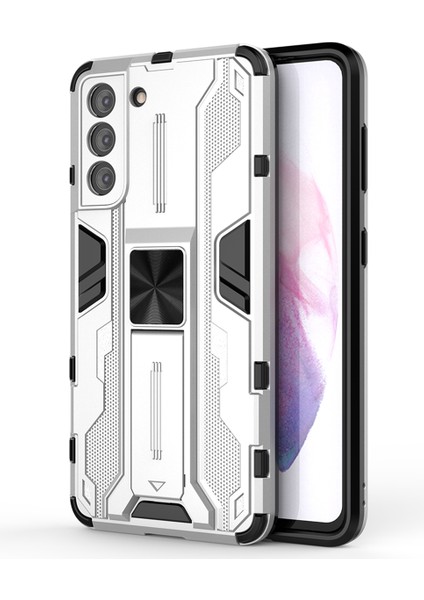 Samsung Galaxy S21 5G İçin Çift Katmanlı Pc Tpu Bumper Kaymaz ShockProof Korumalı Kılıf (Yurt Dışından)