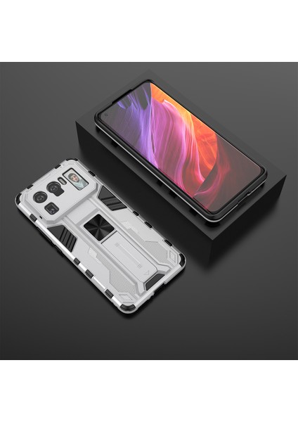 Xiaomi Mi 11 Ultra İçin Çift Katmanlı Pc Tpu Bumper Kaymaz ShockProof Korumalı Kılıf (Yurt Dışından)