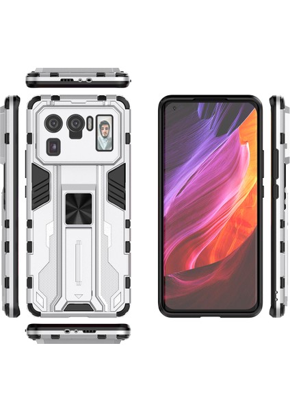 Xiaomi Mi 11 Ultra İçin Çift Katmanlı Pc Tpu Bumper Kaymaz ShockProof Korumalı Kılıf (Yurt Dışından)