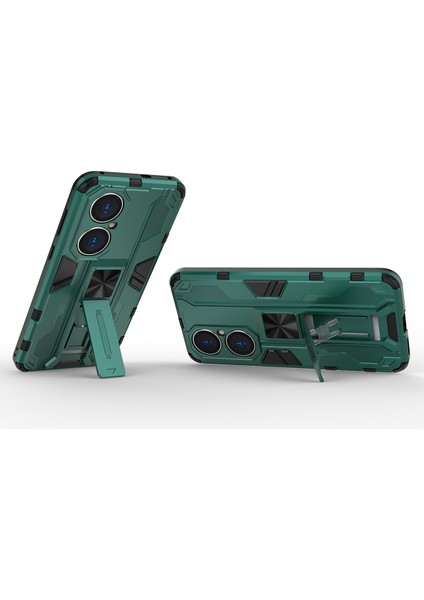 Huawei P50 İçin Çift Katmanlı Pc Tpu Bumper Kaymaz ShockProof Korumalı Kılıf (Yurt Dışından)