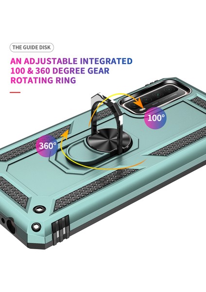 Huawei P 2021 İçin Çift Katmanlı Halkalı Standlı Kılıf (Yurt Dışından) fırsatları