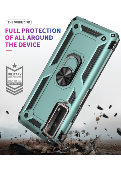 Huawei P 2021 İçin Çift Katmanlı Halkalı Standlı Kılıf (Yurt Dışından) indirimleri